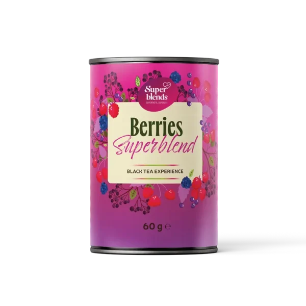 Berries Superblend czarna herbata jagodowa 60 g