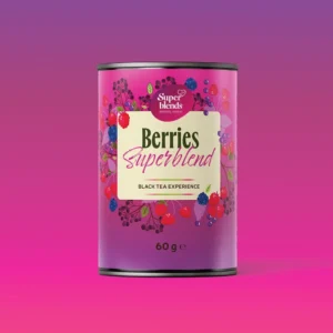 Berries Superblend czarna herbata jagodowa 60 g - obrazek 4