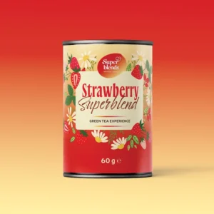 Strawberry Superblend zielona herbata z truskawką i rumiankiem 60 g - obrazek 4